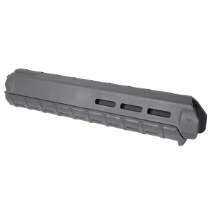 Magpul MAG427GRY MOE MLOK RifleLength Handguard ARPlatform Gray Polymer