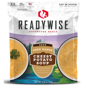 ReadyWise Outdoor Cheesy Potato Soup Pouch 2.5 Servings