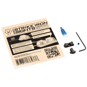 Strike Industries Strike Iron Sights Sig P320 Black Standard Height