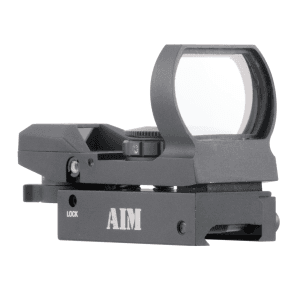 Aim Sports Reflex Sight Matte Black Red Green Reticle