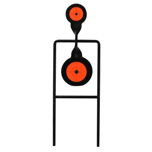 Birchwood Casey World of Targets Double Mag .44 Action Spinner Target (Black/Orange)
