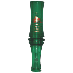 Haydel's Game Calls Double Reed Red Leg Duck Call (Green)