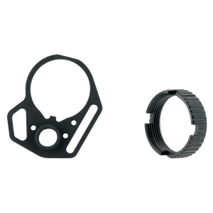 Strike Industries ARMFEPACN MultiFunction End Plate and Castle Nut Steel Black