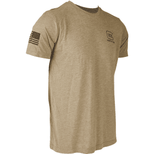 Glock Men's 2nd Amendement Logo T-Shirt  Size Medium (Olive)