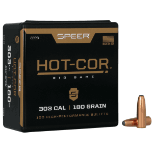 Speer 303 Cal 180gr Soft Point RN Hunting Projectiles 100/Box