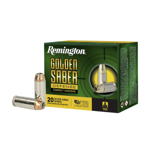 Remington Golden Saber 10mm 180 Grain Brass JHP R21370 (Box)