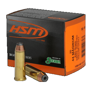 Hsm Pro Pistol 44 Mag 240 Grain Jacketed Hollow Cavity 44M18N20 (Box)