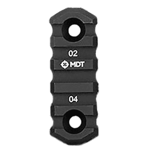 MDT Sporting Goods M-Lok Picatinny Rail Black Anodized 2.5 inch