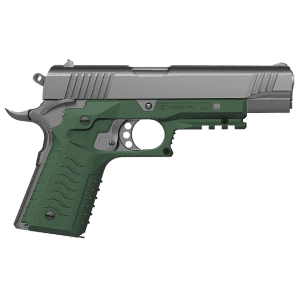 Recover Tactical CC3H03 Grip Rail System OD Green Polymer Picatinny for Standard Frame 1911