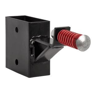 Allen Company EZ AIM 2x4 Steel Gong Target Hanger with Recoil Spring (Black)