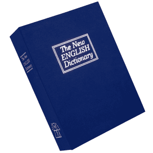Bulldog Deluxe Diversion Book Safe Blue Steel Combination Lock