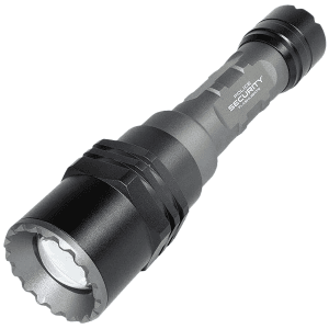 Police Security Long Throw Flashlight 700 Lumens Gray Waterproof