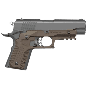 Recover Tactical CC3C02 Grip Rail System Tan Polymer Picatinny for Compact 1911