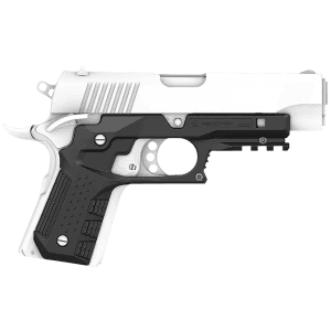 Recover Tactical CC3C01 Grip Rail System Black Polymer Picatinny for Compact 1911