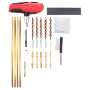 Birchwood Casey Universal Rifle Cleaning Kit 21 Pieces Black Red
