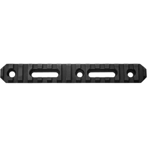 GrovTec 6 Inch 15 Slot Black Anodized Picatinny Rail