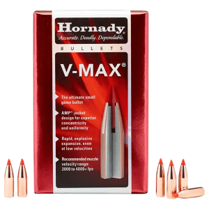 Hornady 6mm 75gr V-Max Polymer Tip Projectiles 100/Box