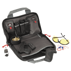 GPS Bags Black Nylon Double Gun Case with Internal Organization System 1308PC