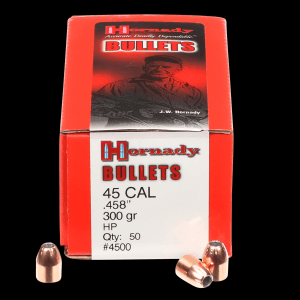 Hornady InterLock 45 Caliber 300 Gr Hollow Point