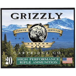 Grizzly .357 Sig 125gr FMJ Flat Point Ammo  (Box)