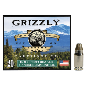 Grizzly .357 Sig 90gr JHP Ammo  (Box)