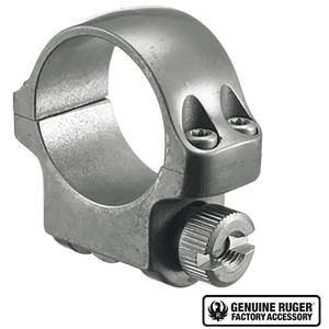 Ruger 1'' Scope Ring  3ktg  Low  Target Gray