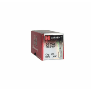 Hornady Traditional 30 Cal 110 Gr Spire Point 100/Box