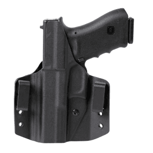 Uncle Mike's Right Hand Black Boltaron OWB Holster for Ruger SR