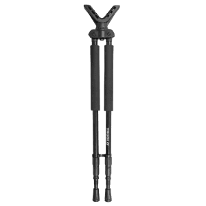 TruGlo SolidShot Bipod Black Aluminum with VBrace and Twist Lock
