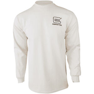Glock Men's Born In Austria Long Sleeve T-Shirt  Size Large (Tan)