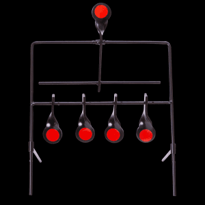 Allen Company EZ AIM Resetting Spinner Target System (Black/Red)