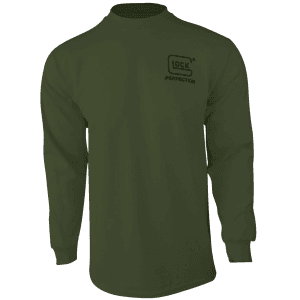 Glock Men's Born In Austria Long Sleeve T-Shirt  Size Small (ODGreen)