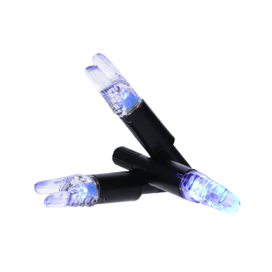 Nap Thunderglo Illuminated Blue Nocks 6 Pack Polycarbonate Aluminum