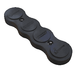 Lockdown Gun Magnet Black Holds 1 Handgun Rifle Shotgun