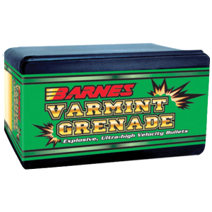 Barnes Varmint Grenade 22 Cal 30gr Hollow Point 100ct