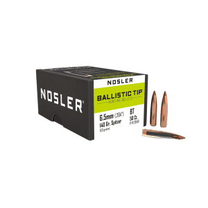 Nosler Ballistic Tip 6.5mm 140 Gr Spitzer Point