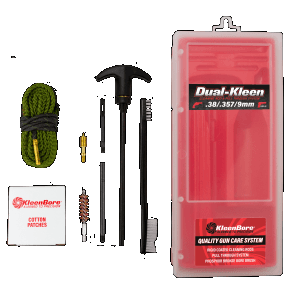 KleenBore KDS9 Dual Kleen Rod  Pull Through Rope Cleaner .38 .357 9mm Handgun