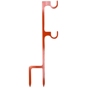Champion Targets 44915C Impact Steel Double Hanger Stake Rimfire Orange