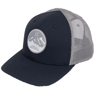 Glock Snapback Born in Austria Hat  Adjustable (Navy/Gray)