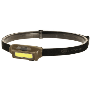 Streamlight 61707 Bandit USB Rechargeable LED Headlamp  180 Lumen (Black/FDE)