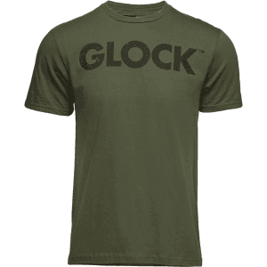 Glock Men's Military Green Logo T-Shirt  Size Small (ODGreen)