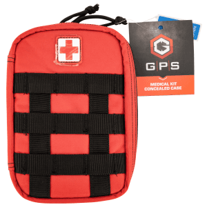 GPS Bags Lockable Red Zipper Gun Case MEDCKITRD