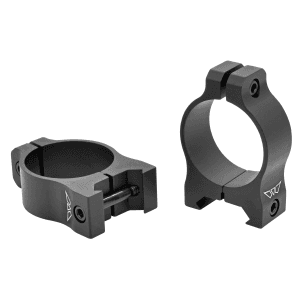 Warne 30mm Low Matte Black Rings