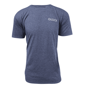 Glock Men's OEM Pistol Flag T-Shirt  Size Medium (Heather Navy)
