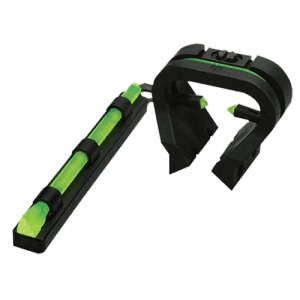 HiViz TriViz Turkey Deer Sight Set Black Green Fiber Optic