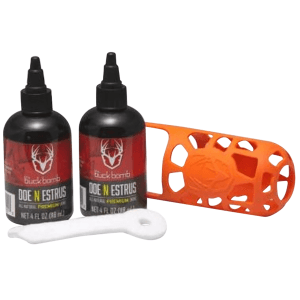 Buck Bomb Rut Kit 4oz Liquid Doe N Estrus Scent