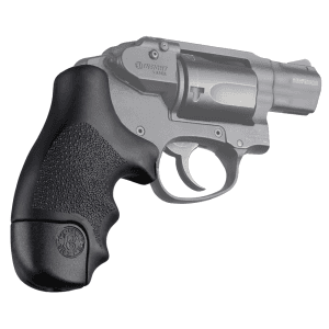 Hogue OverMolded Tamer Black Grip for SW J Frame Bodyguard