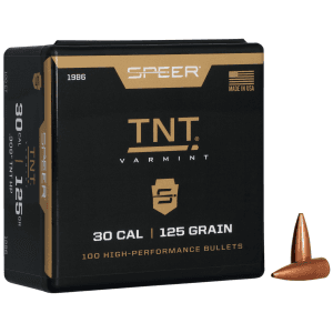 Speer TNT 30 Cal 125gr Jacketed Hollow Point Ammo
