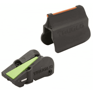 TruGlo F.A.S.T. Shotgun Sights Black Red Fiber Optic Front Green Rear