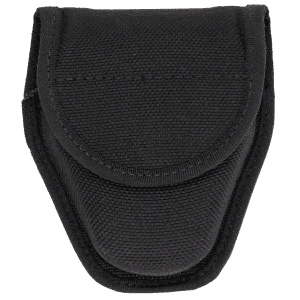 Bianchi Double Handcuff Case Black Textured Hook & Loop